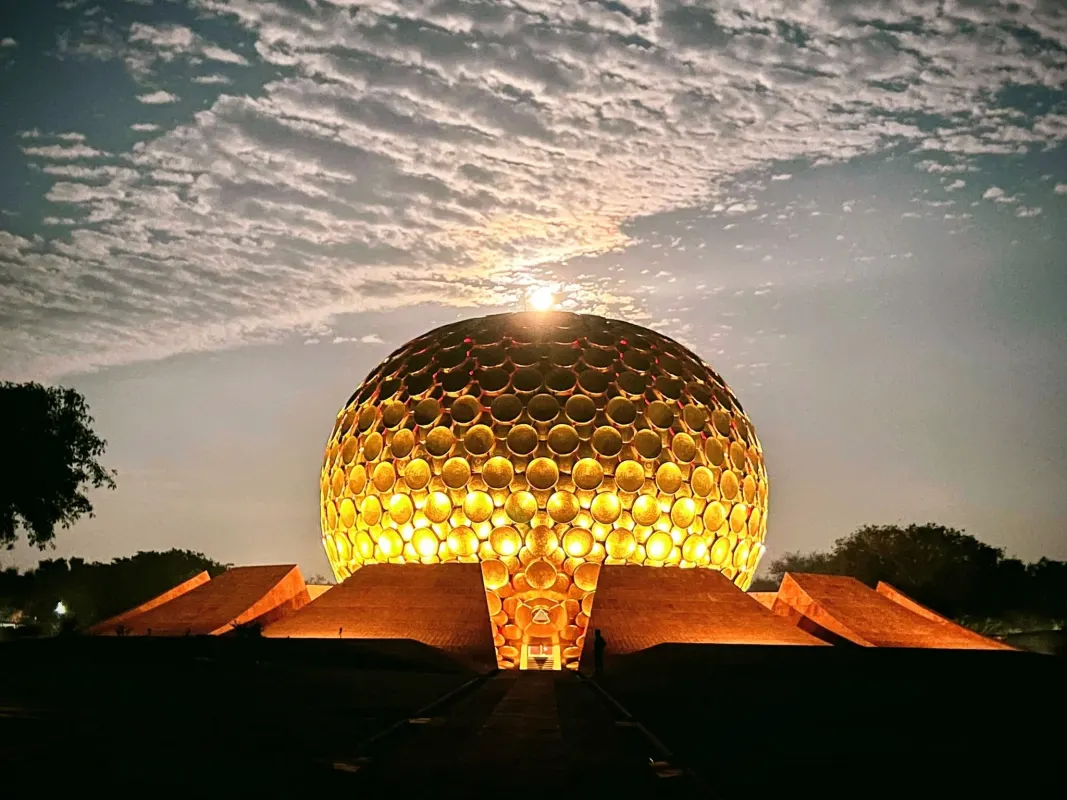 The Matrimandir at Auroville