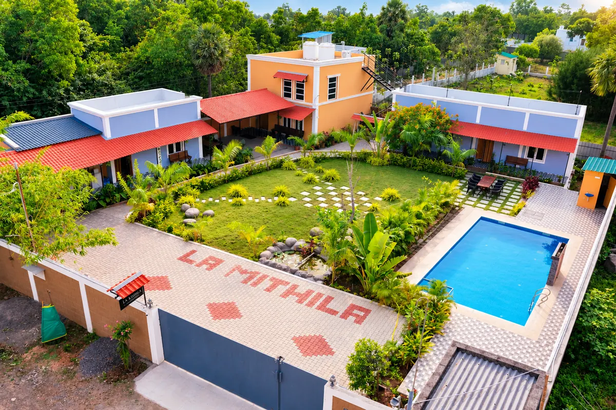Private pool villa near Pondicherry