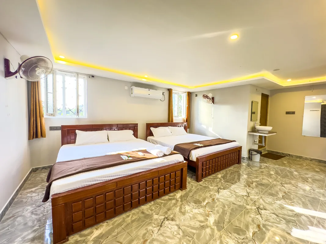 La Mithila Resort Pondicherry - duplex suite staircase